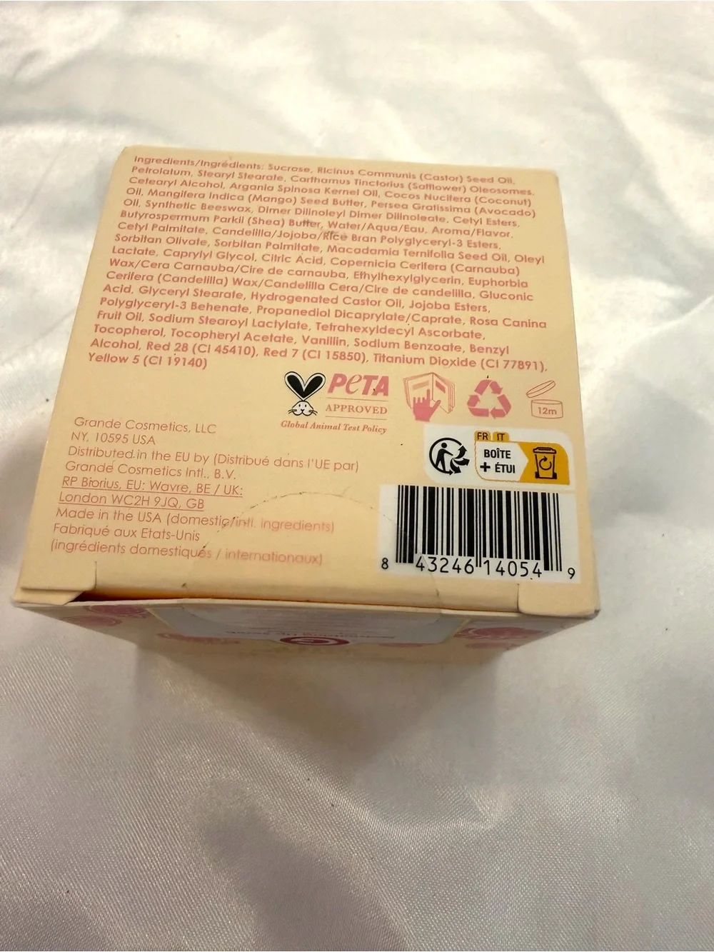 Grande Cosmetics GrandePOUT Plumping Lip Mask 15g STRAWBERRIES & CREAM New